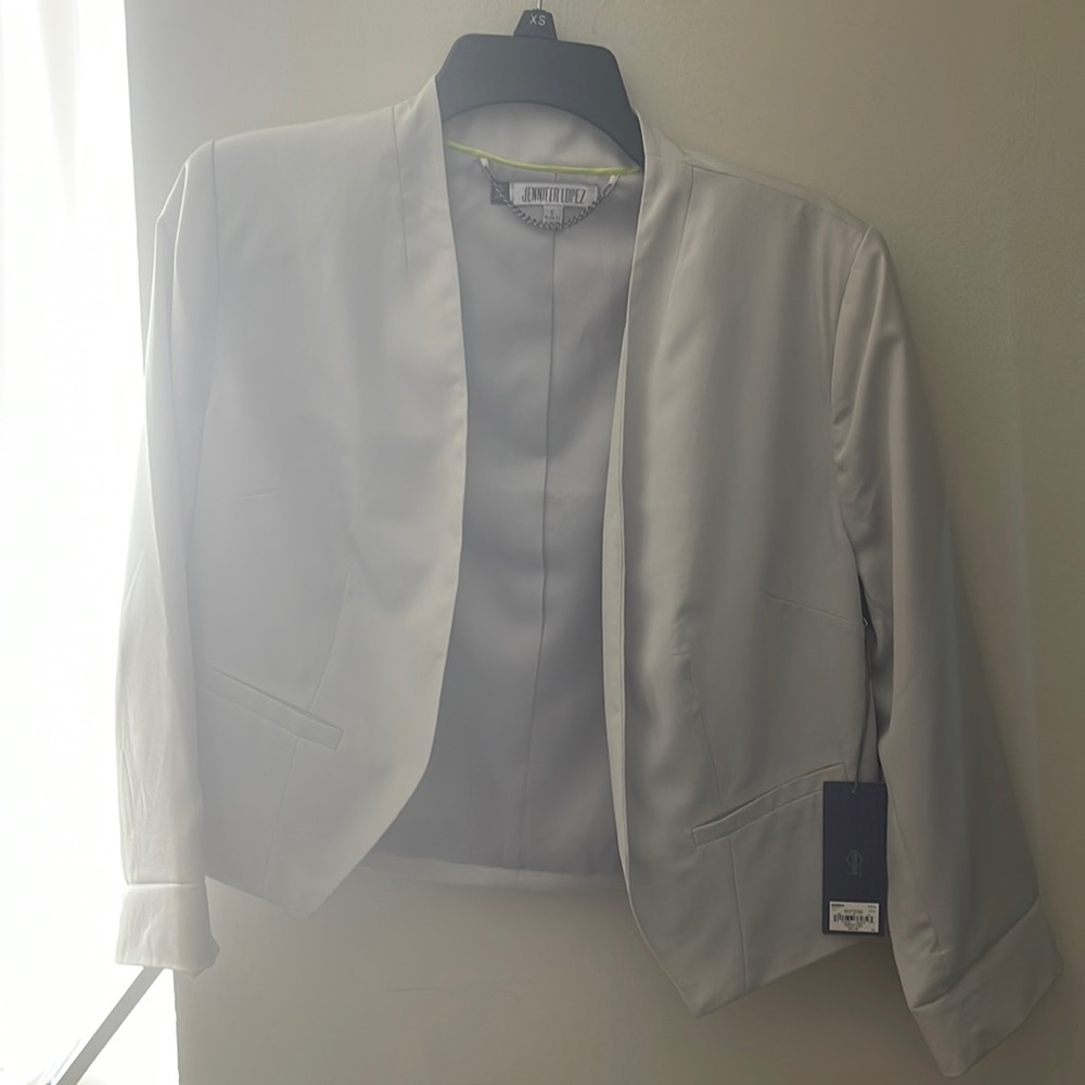 JLo short Blazer, Grey, Brand New With Tags Size 8 Womens
